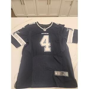 Nike On Field Elite Prescott Dallas Cowboys NFL Jersey 40 Men's